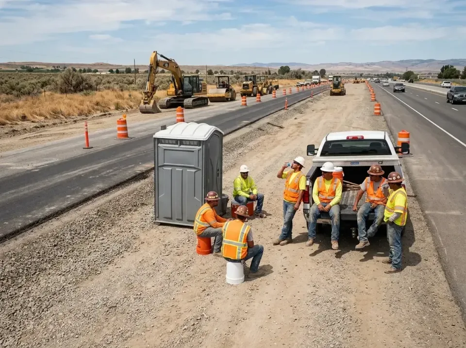 highway-road-construction-crew-007 — frequently asked questions, Porta Potty and Restroom Rentals in Duarte, CA